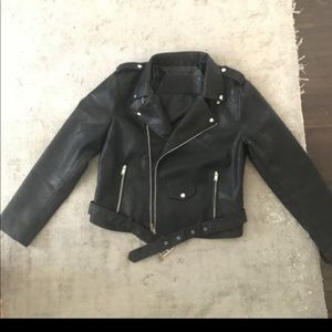 Faux Leather Jacket